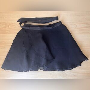 Georgette short dance wrap skirt